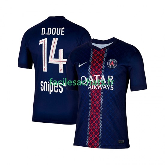 Maillot Paris Saint-Germain Desire Doue 14 2025-2026 Domicile Homme MC