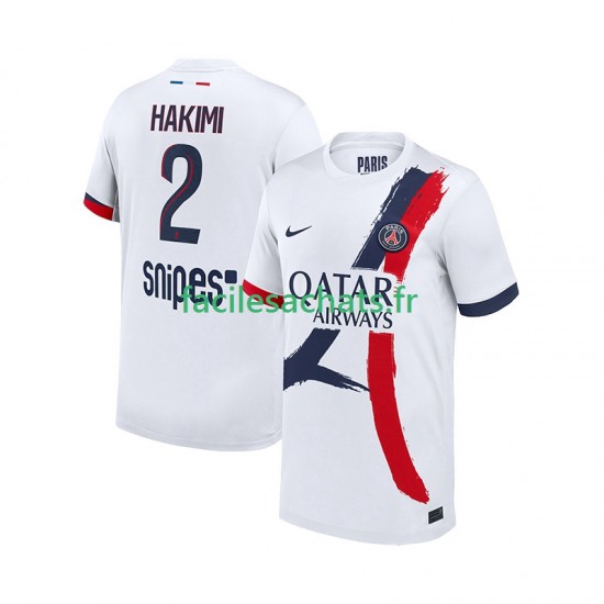 Maillot Paris Saint-Germain Hakimi 2 2025-2026 Extérieur Homme MC