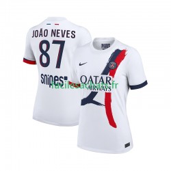 Maillot Paris Saint-Germain Joao Neves 87 2025-2026 Extérieur Homme MC
