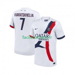 Maillot Paris Saint-Germain Khvicha Kvaratskhelia 7 2025-2026 Extérieur Homme MC