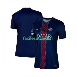 Maillot Paris Saint-Germain 2025-2026 Domicile Femme MC