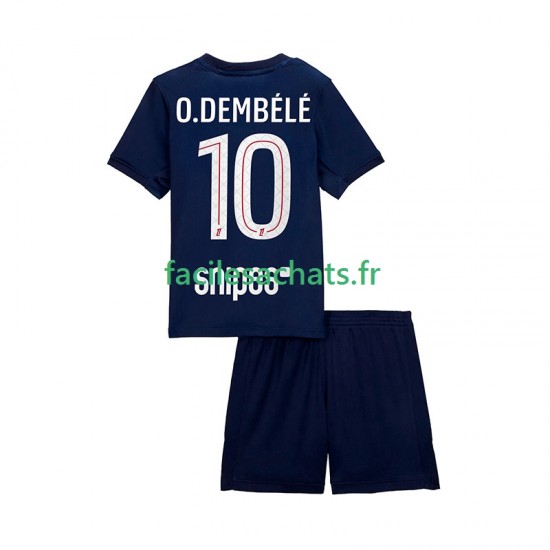Maillot Paris Saint-Germain Ousmane Dembele 10 2025-2026 Domicile Enfant MC