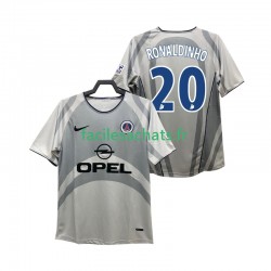 Maillot Paris Saint-Germain RONALDINHO 20 Retro 2001 2002 Extérieur Homme MC