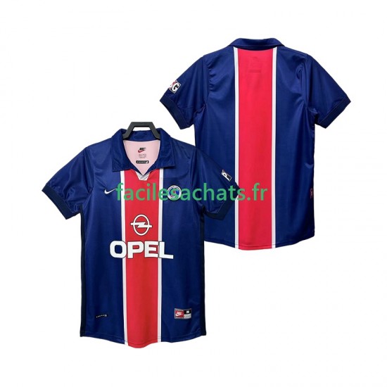 Maillot Paris Saint-Germain Retro 1998 1999 Domicile Homme MC