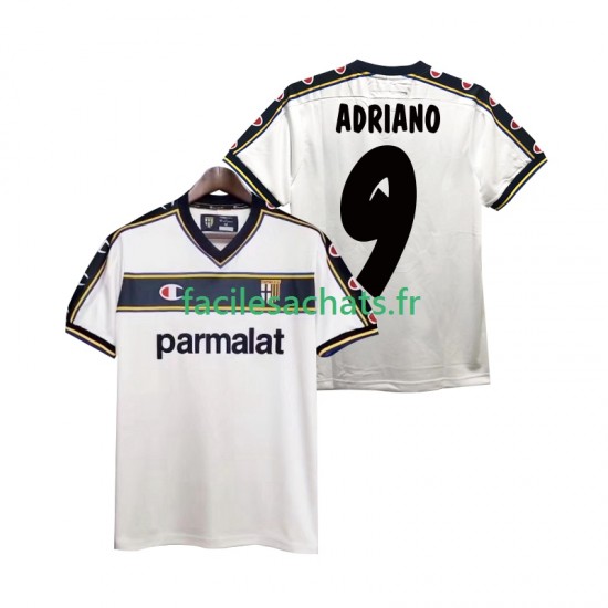 Maillot Parme ADRIANO 9 Retro 2002 2003 Extérieur Homme MC