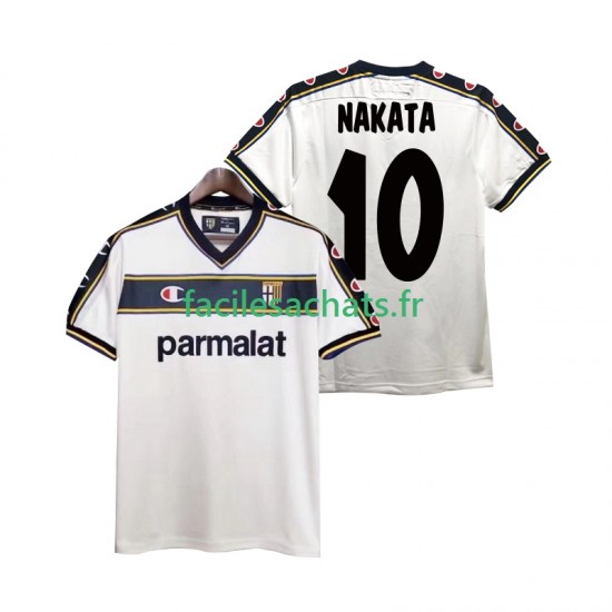 Maillot Parme NAKATA 10 Retro 2002 2003 Extérieur Homme MC