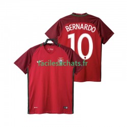 Maillot Portugal BERNARDO 10 Retro 2016 Domicile Homme MC