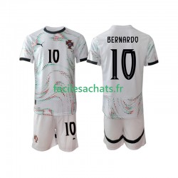 Maillot Portugal Bernardo Silva 10 2025-2026 Extérieur Enfant MC