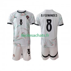 Maillot Portugal Bruno Fernandes 8 2025-2026 Extérieur Enfant MC