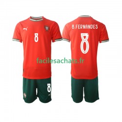 Maillot Portugal Bruno Fernandes 8 2025-2026 Domicile Enfant MC