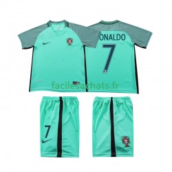 Maillot Portugal Cristiano Ronaldo 7 Retro 2016 Extérieur Enfant MC