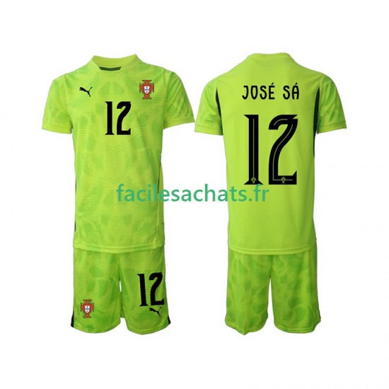 Maillot Portugal Jose Sa 12 2025 Gardien Domicile Enfant MC