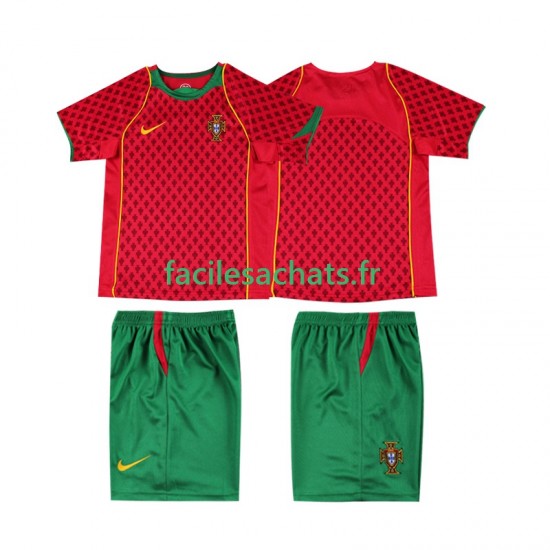 Maillot Portugal Retro 2004 Domicile Enfant MC