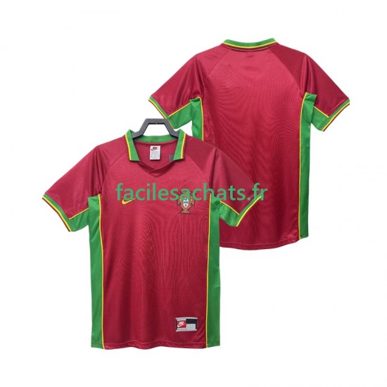 Maillot Portugal Retro 1998 Domicile Homme MC