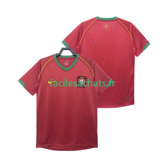 Maillot Portugal Retro 2006 Domicile Homme MC