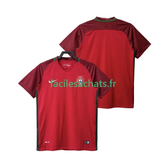 Maillot Portugal Retro 2016 Domicile Homme MC