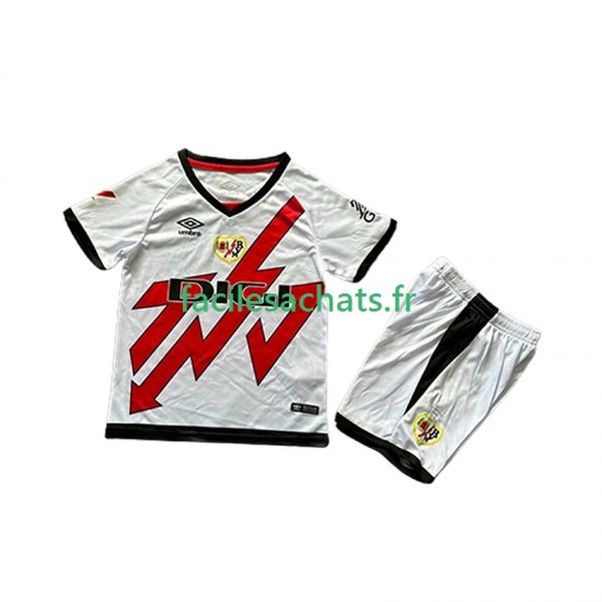 Maillot Rayo Vallecano 2024-2025 Extérieur Enfant MC
