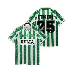 Maillot Real Betis FINIDI 25 Retro 1995 1996 Domicile Homme MC