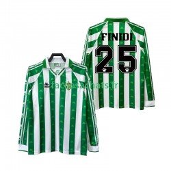 Maillot Real Betis FINIDI 25 Retro 1996 1997 Domicile Homme ML