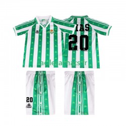 Maillot Real Betis Tomas Olias 20 Retro 1996 1997 Domicile Enfant MC