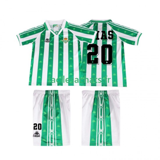 Maillot Real Betis Tomas Olias 20 Retro 1996 1997 Domicile Enfant MC