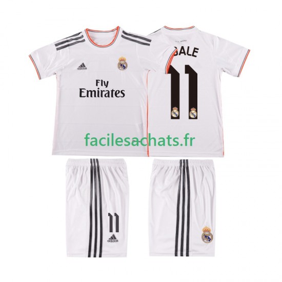 Maillot Real Madrid BALE 11 Retro 2013 2014 Domicile Enfant MC
