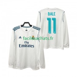 Maillot Real Madrid BALE 11 Retro 2017 2018 Domicile Homme ML