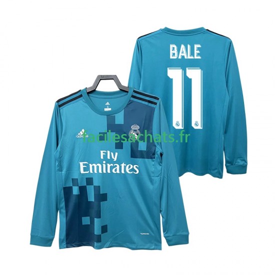 Maillot Real Madrid BALE 11 Retro 2017 2018 3ème Homme ML