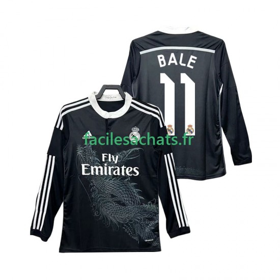 Maillot Real Madrid BALE 11 Retro 2014 2015 3ème Homme ML