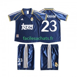 Maillot Real Madrid BECERHAM 23 Retro 1998 1999 3ème Enfant MC