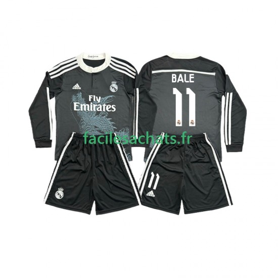 Maillot Real Madrid Bale 11 Retro 2014 2015 3ème Enfant ML