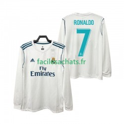 Maillot Real Madrid CRISTIANO RONALDO 7 Retro 2017 2018 Domicile Homme ML Maillot Real Madrid CRISTIANO RONALDO 7 Retro 2017 2018 Domicile Homme ML