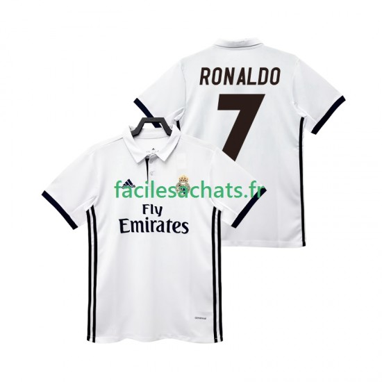 Maillot Real Madrid CRISTIANO RONALDO 7 Retro 2017 2018 Domicile Homme MC