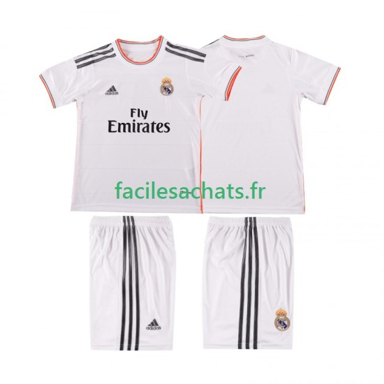 Maillot Real Madrid Retro 2013 2014 Domicile Enfant MC
