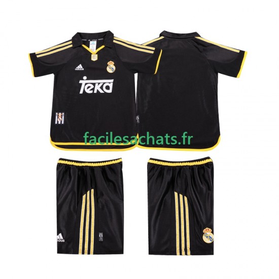 Maillot Real Madrid Retro 1999 2001 Extérieur Enfant MC