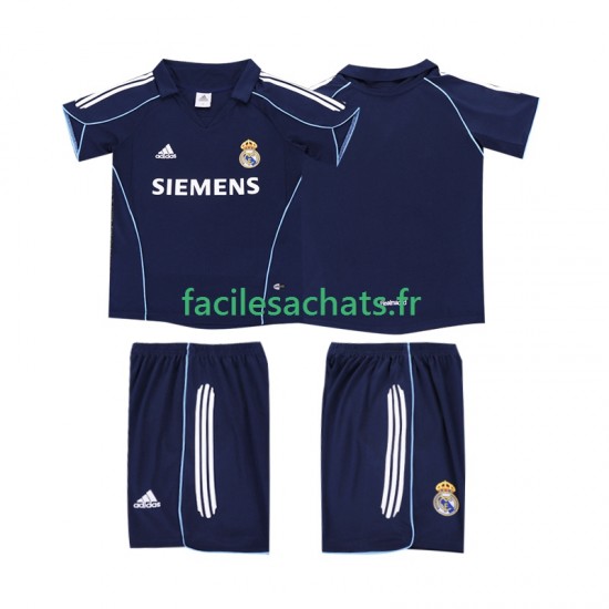 Maillot Real Madrid Retro 2005 2006 Extérieur Enfant MC