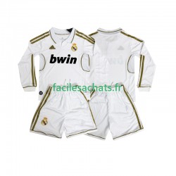 Maillot Real Madrid Retro 2011 2012 Domicile Enfant ML