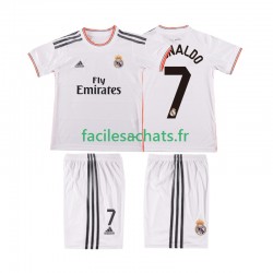 Maillot Real Madrid Cristiano Ronaldo 7 Retro 2013 2014 Domicile Enfant MC