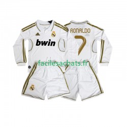 Maillot Real Madrid Cristiano Ronaldo 7 Retro 2011 2012 Domicile Enfant ML