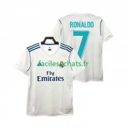 Maillot Real Madrid Cristiano Ronaldo 7 Retro 2017 Domicile Homme MC