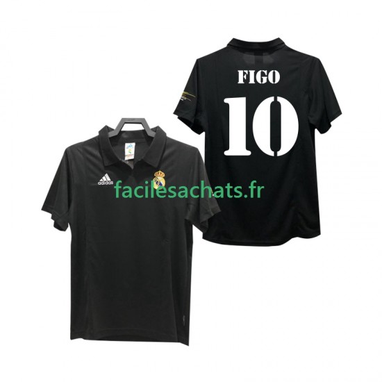 Maillot Real Madrid FIGO 10 Retro 2002 2003 Extérieur Homme MC