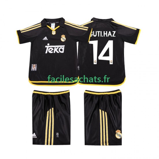 Maillot Real Madrid GUTI.HAZ 14 Retro 1999 2001 Extérieur Enfant MC
