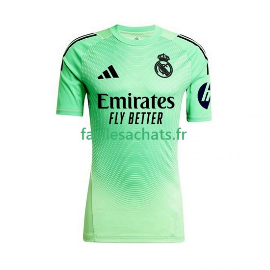 Maillot Real Madrid 2025-2026 Gardien Extérieur Homme MC