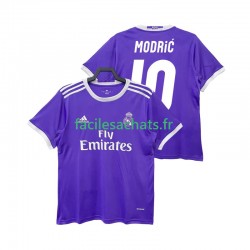 Maillot Real Madrid LUCA MODRIC 10 Retro 2016 2017 Extérieur Homme MC