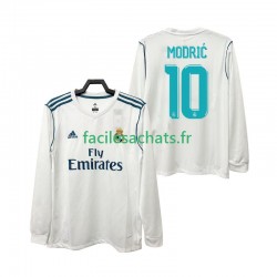 Maillot Real Madrid MODRIC 10 Retro 2017 2018 Domicile Homme ML
