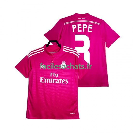 Maillot Real Madrid PEPE 3 Retro 2014 2015 Extérieur Homme MC