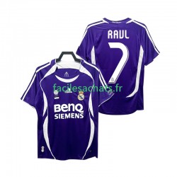 Maillot Real Madrid RAUL 7 Retro 2006 2007 Extérieur Homme MC