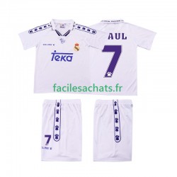 Maillot Real Madrid RAUL 7 Retro 1994 1996 Domicile Enfant MC