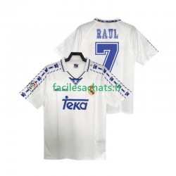 Maillot Real Madrid RAUL 7 Retro 1996 1997 Domicile Homme MC