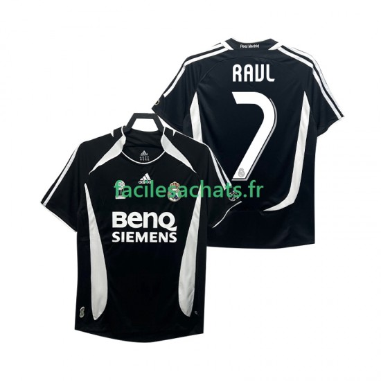Maillot Real Madrid RAUL 7 Retro 2006 2007 3ème Homme MC
